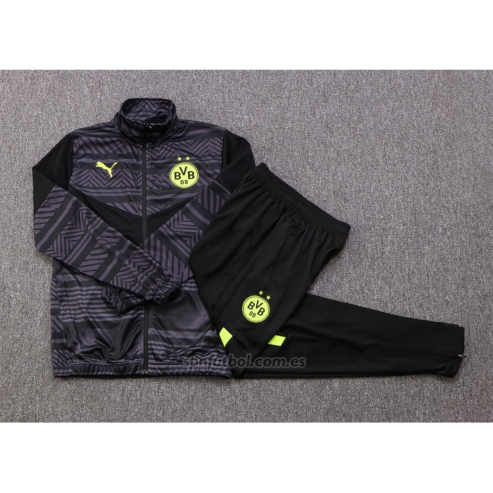 Chandal de Chaqueta del Borussia Dortmund 2022-2023 Gris